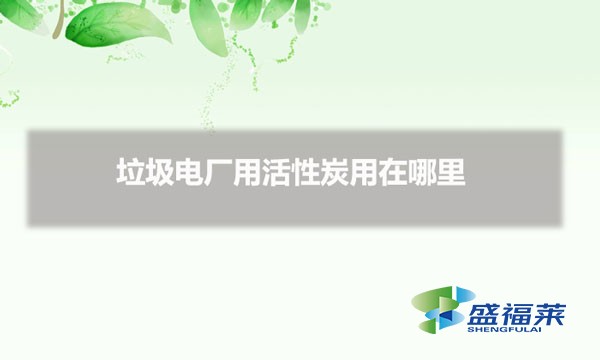 垃圾電廠用活性炭用在哪里（活性炭在垃圾電廠的應(yīng)用）